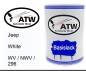 Preview: Jeep, White, WV / NWV / 296: 500ml Lackdose, von ATW Autoteile West.